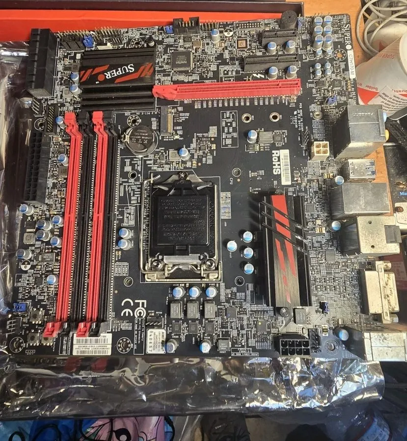 Материнская плата Supermicro C7H170-M Motherboard microATX Intel Socket H4 LGA 1 — фото лота 1