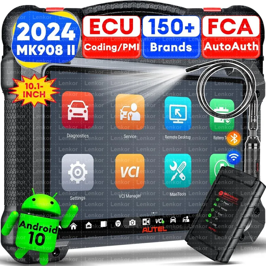 Диагностический сканер Autel MaxiSYS MS908S PRO II & J2534 Programming Coding Sc