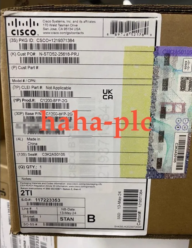 Коммутатор CISCO C1200-8FP-2G switch *Y