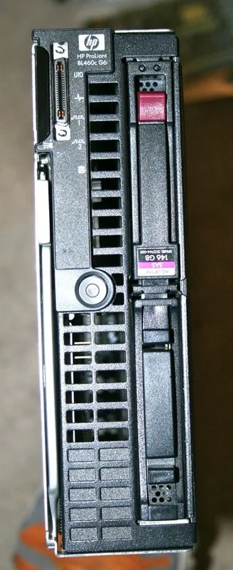 Сервер HP ProLiant BL460c G6 507779-B21 2 x Quad-Core E5540 2.53GHz 8GB Blade Se — фото лота 1