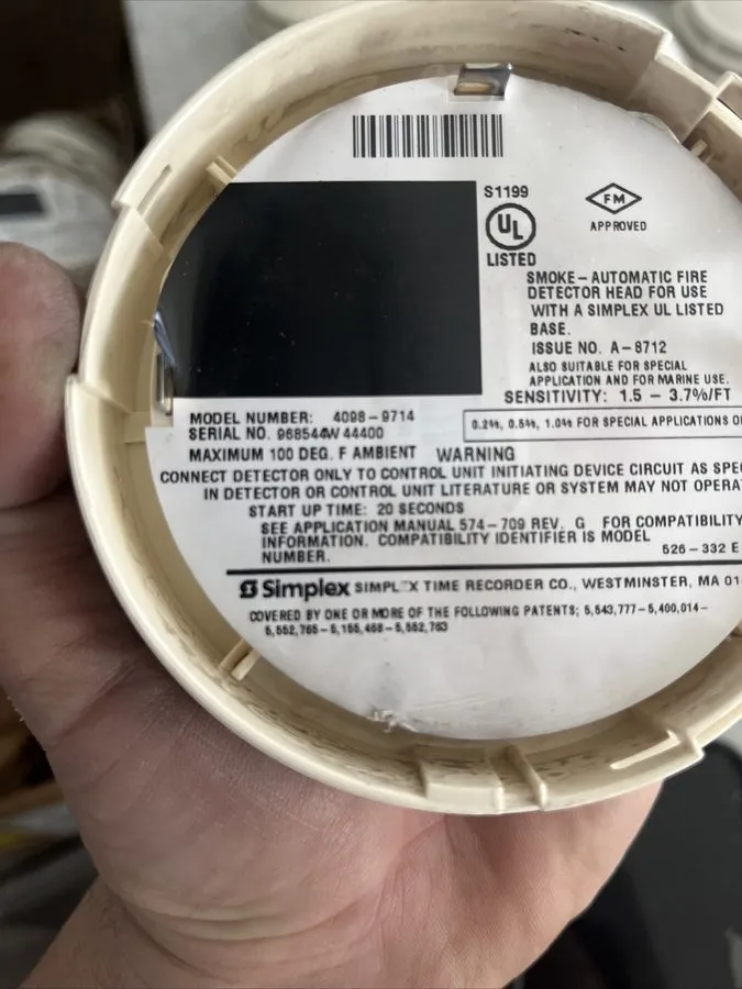 Оборудование пожарной сигнализации SET OF 50 Simplex 4098-9714 Fire Alarm Sub As