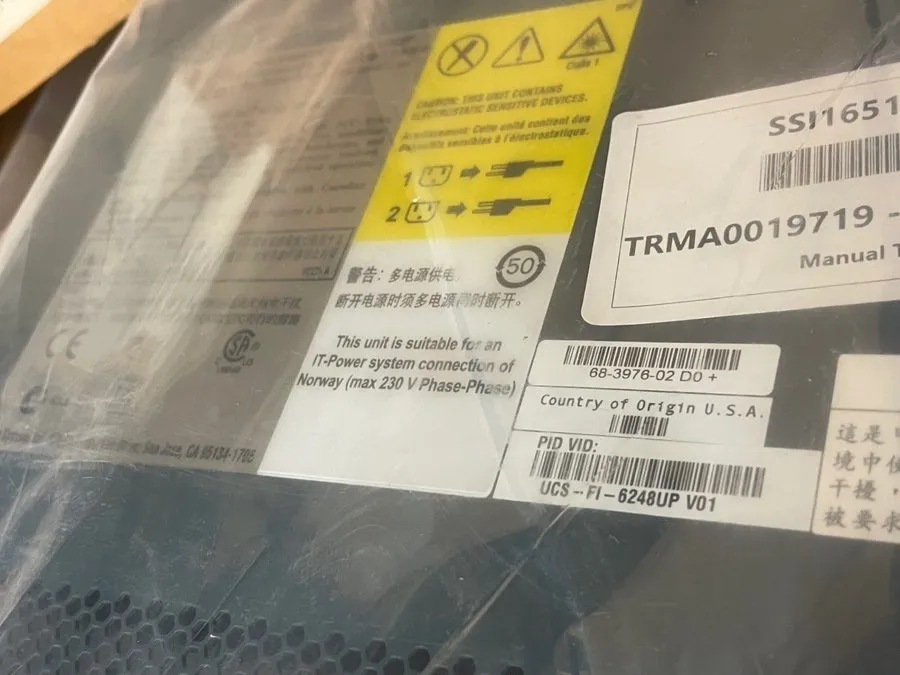 Коммутатор Cisco UCS-FI-6248UP 6248UP 32-Port 10Gb Fabric Interconnect Switch