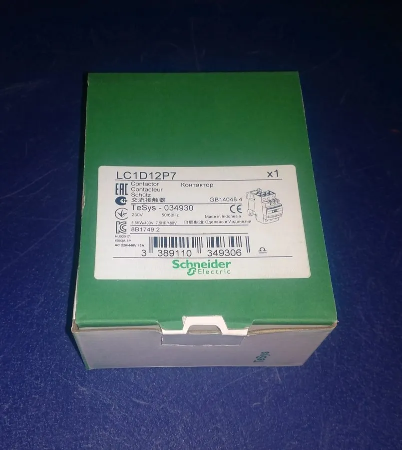 Контактор LC1D12E7 Schneider Electric Starter
