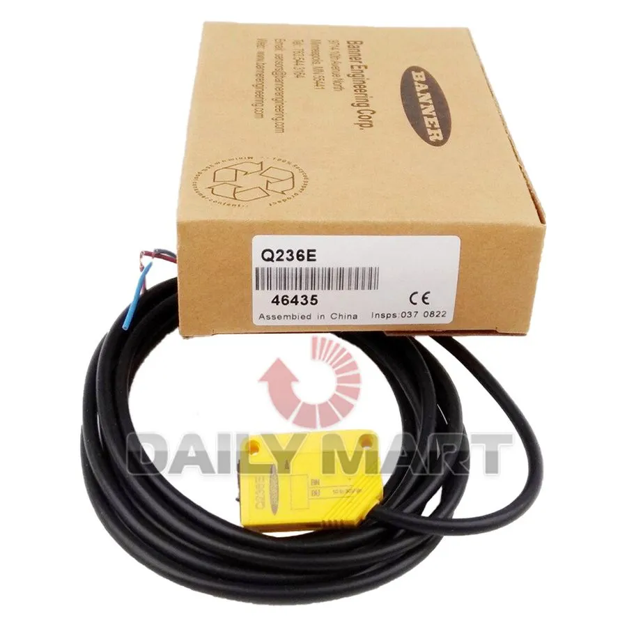 Фотоэлектрический датчик BANNER Q236E Photoelectric Sensor 46435 10-30VDC