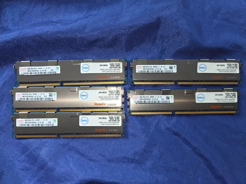 Модуль памяти Hynix 8GB 2RX4 PC3-8500R DDR3 RAM HMT31GR7BFR4C-G7 Server RAM