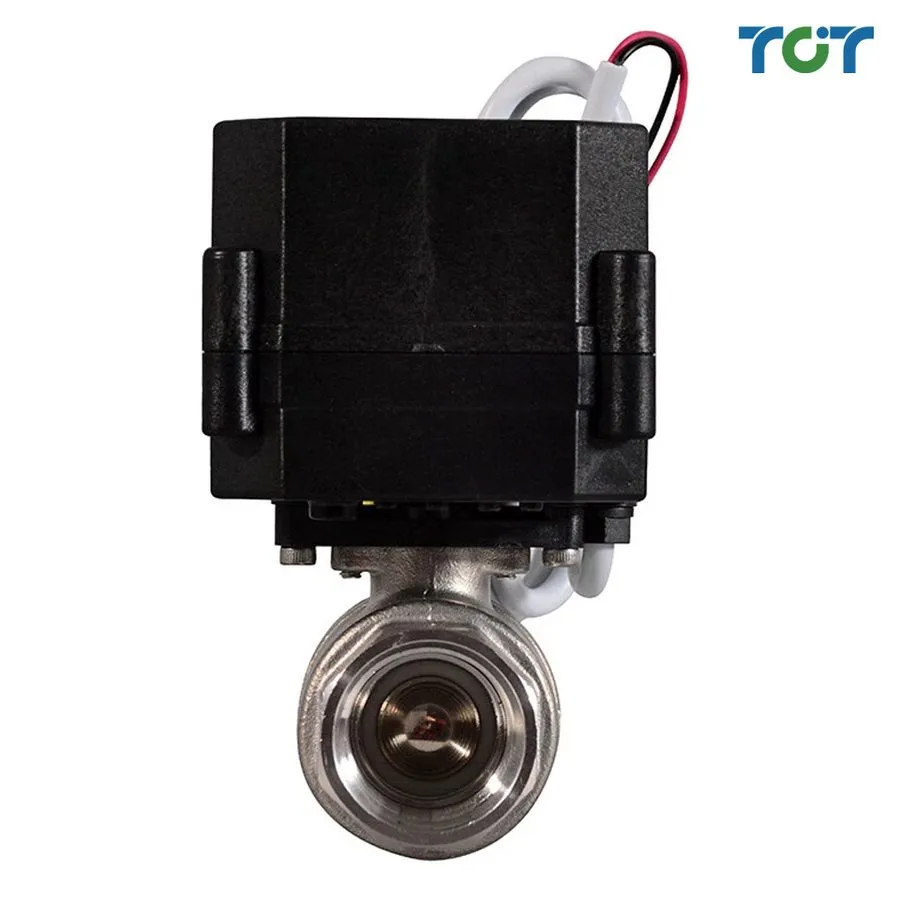 Клапан 1/2" Stainless Steel Motorized Electric Ball Valve 9V 12V-24 Volt AC/DC,  — фото лота 1