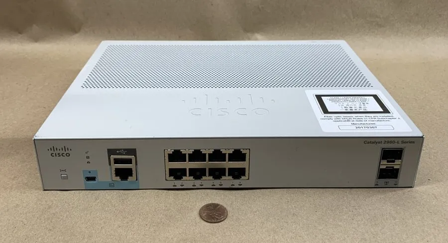 Коммутатор Cisco WS-C2960L-8TS-LL Catalyst 2960 8-Port Gigabit Ethernet Switch