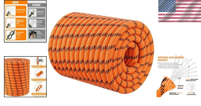 Складское оборудование Arborist Double Braid Polyester 48-Strand Arborist Riggin