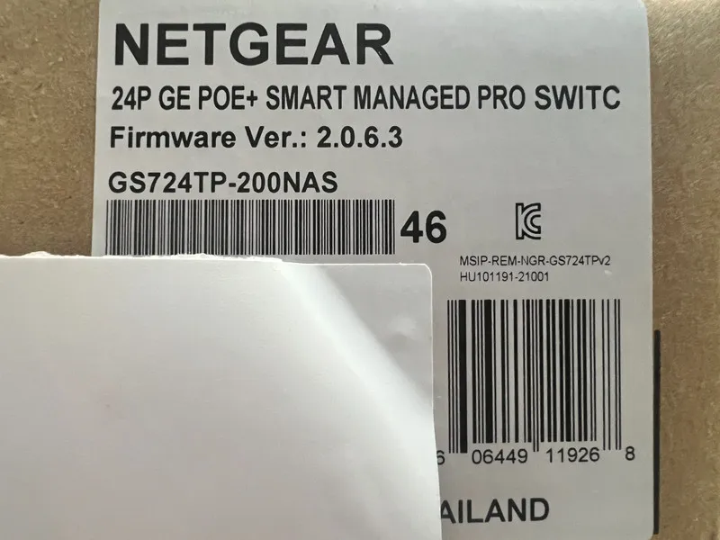 Коммутатор Netgear GS324TP-100NAS S350 Series 24-Ports Smart Managed Pro Switch