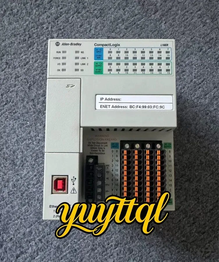 ПЛК AB 1769-L16ER-BB1B CompactLogix L16 384KB Controller Ethernet/IP