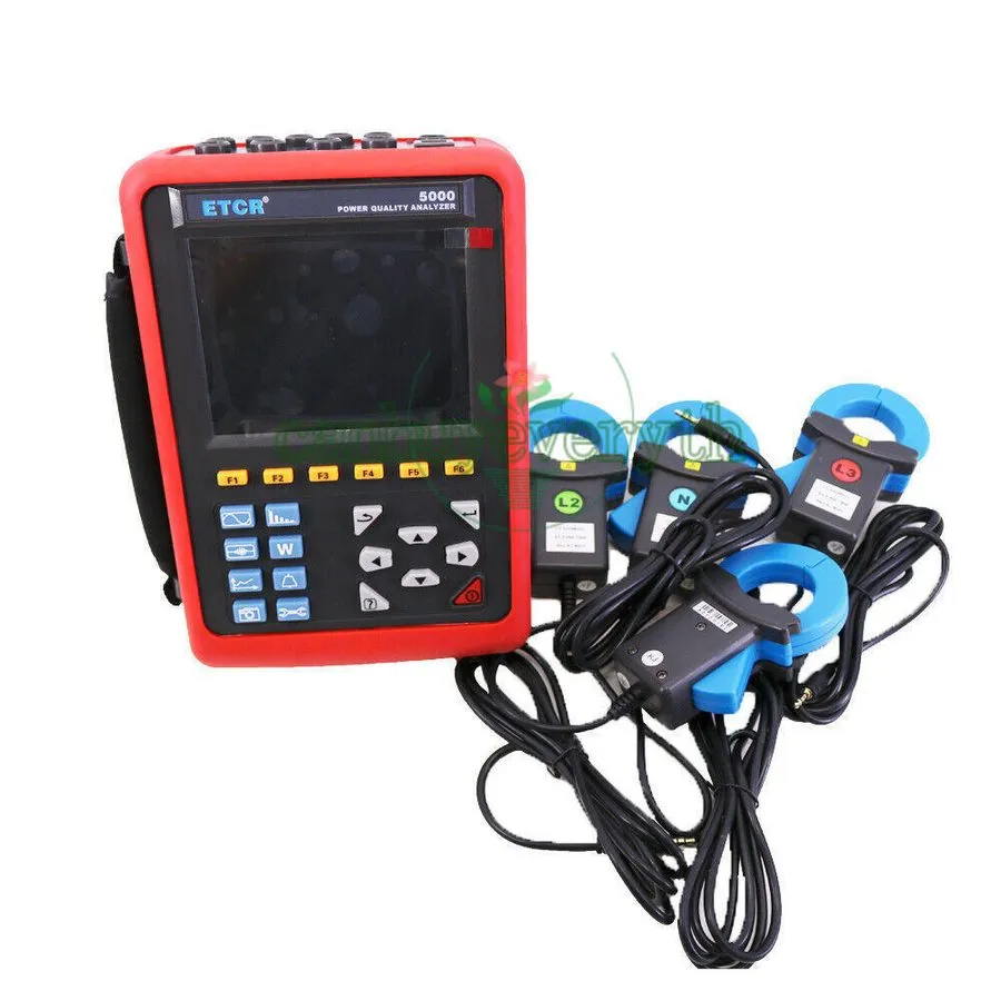 Анализатор ETCR5000+040B Multi-functional Power Quality Analyzer 3 Phase Power A — фото лота 2