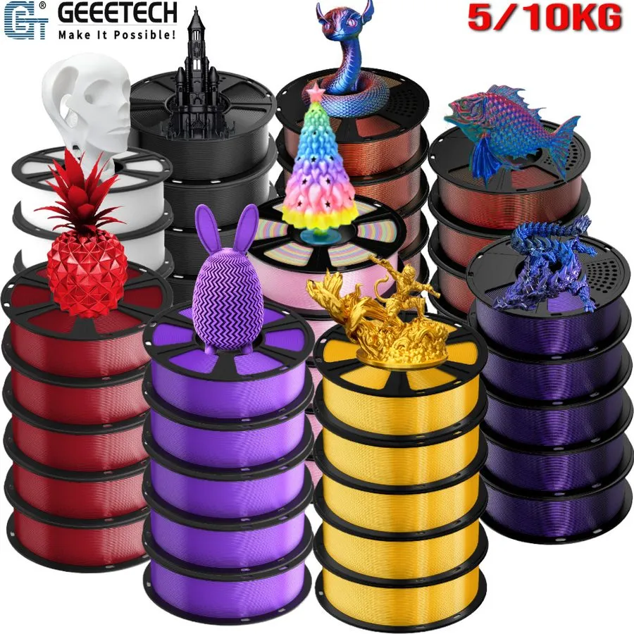 3D-принтер GEEETECH 3D Printer Filament PLA/ABS+/PETG/TPU/Resin 1.75mm 1KG/Roll