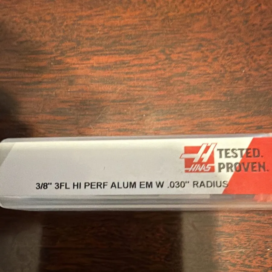 Режущий инструмент Haas Tooling 03-0571 3/8" 3-Flute Solid Carbide Corner Radius — фото лота 1
