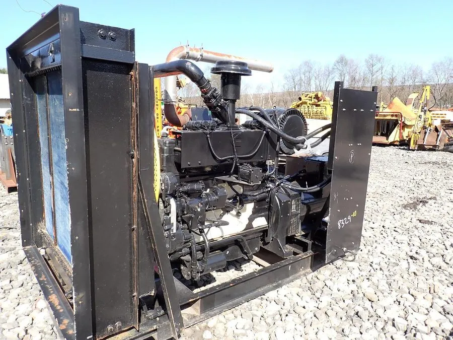 Генератор 1987 Cummins GTA743 Gas Engine Small Cam 743 Generator Genset — фото лота 1