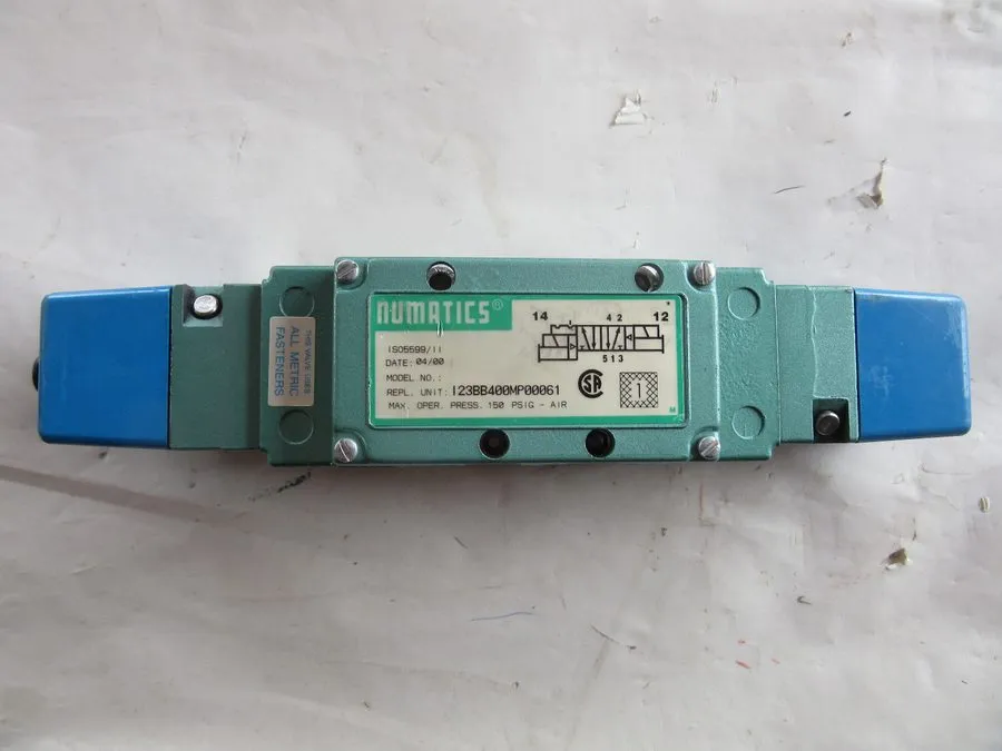 Электромагнитный клапан NUMATICS 123BB400MP00061 24VDC PNEUMATIC SOLENOID VALVE