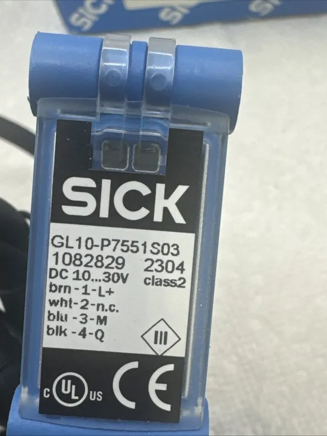 Фотоэлектрический датчик SICK GL10-P7551S03 Photoelectric Sensor Retroreflective — фото лота 1