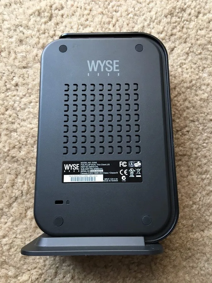 Тонкий клиент WYSE D200 909101-01L 909101-L Dual Video Monitor Thin Client