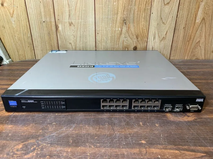 Коммутатор Linksys Cisco SRW2016 V1.3 16-Port Gigabit Switch with Webview
