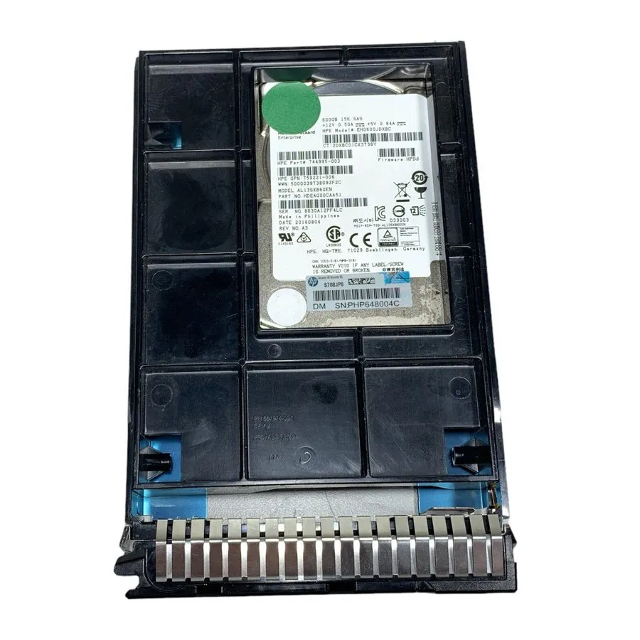 Жёсткий диск HPE EH0600JDXBC 600GB 15k SAS 12Gbps 2.5" HDD 744995-003 — фото лота 1