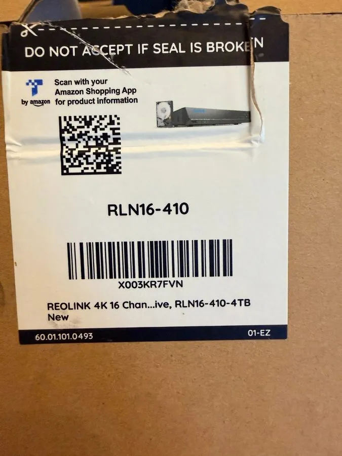 Жёсткий диск REOLINK RLN16-410 16-Channel PoE NVR Security System 4TB HDD