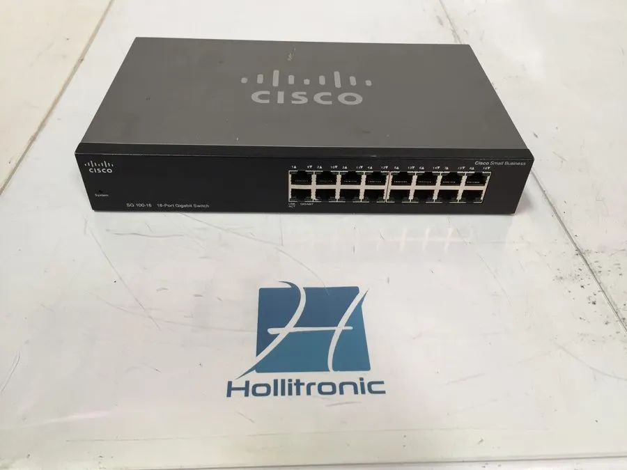Коммутатор Cisco SG100-16 16 Port Unmanaged Gigabit Ethernet Switch Business Rac