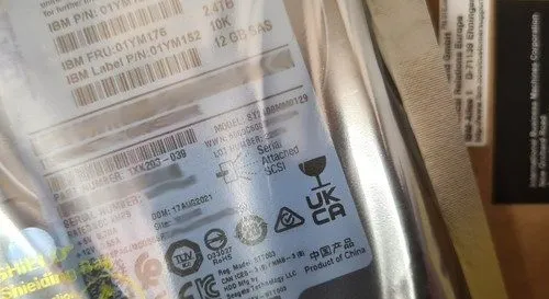 Жёсткий диск 01YM176 01YM150 01YM152 2.4TB 12Gbs SAS 10K HDD IBM V7000 FS7200 Ge