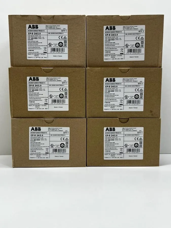 Блок питания ABB 2CDG120037R0011 CP-D 24/2.5 Power Supply 24VDC 2.5A DIN Rail Ta