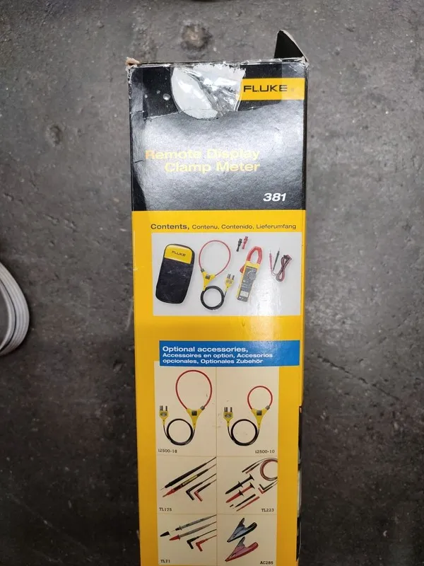 Дисплей Fluke 381 Remote Display True RMS AC/DC Clamp Meter with iFlex — фото лота 1