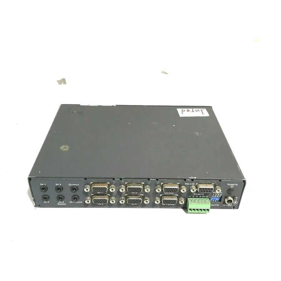 Видеокоммутатор VP-411DS Kramer 4 X 1 Automatic UXGA Audio Switcher