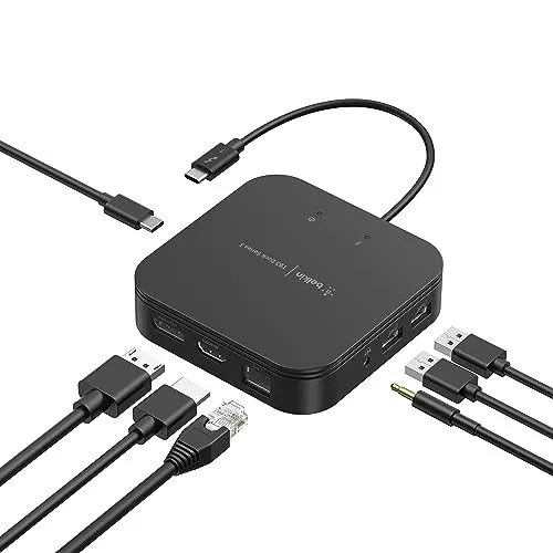 Док-станция Black BELKIN THUNDERBOLT 3 DOCK CORE WITH THUNDERBOLT 3 CABLE F4U110