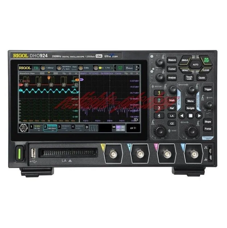 Осциллограф RIGOL DHO924 Oscilloscope Digital 4-Ch 250 MHz, 1.25 GSa/s, 12 Bit A