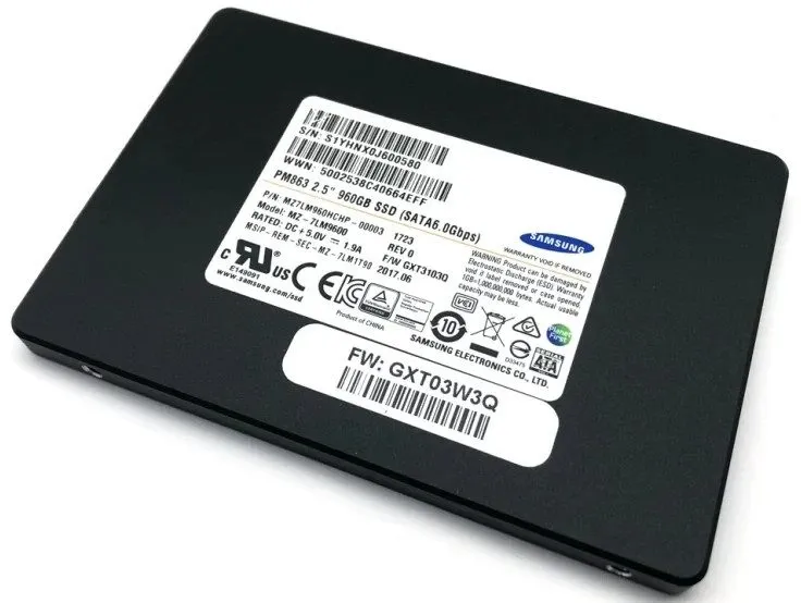 SSD-накопитель Samsung PM863 960GB 2.5" SATA SSD (MZ7LM960HCHP)