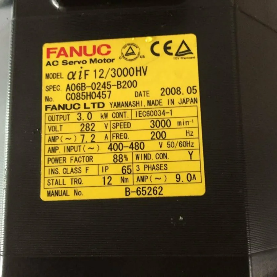 Серводвигатель Fanuc A06B-0245-B200 AC Servo Motor