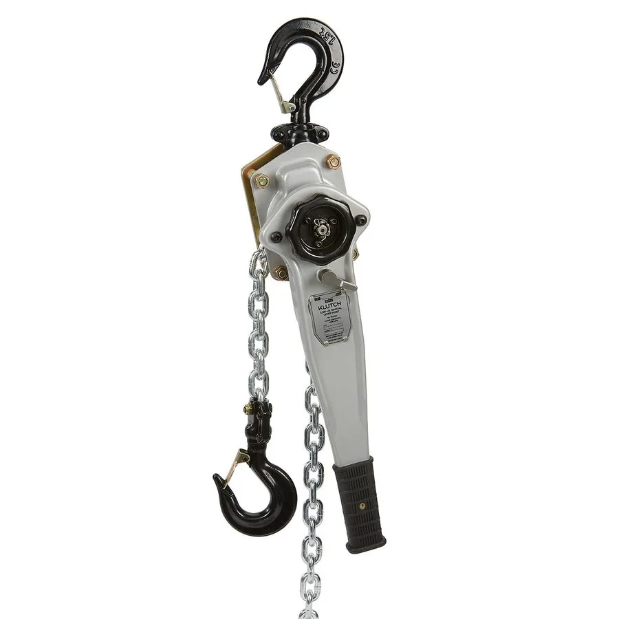 Таль Klutch Lever Chain Hoist, 3300-Lb. Capacity, 15ft. Lift