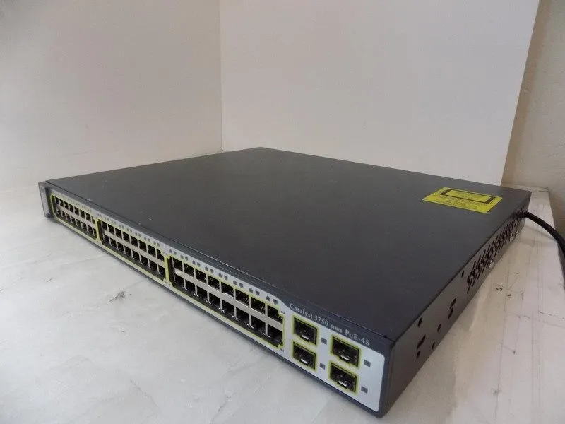 Коммутатор Cisco Catalyst WS-C3750V2-48PS-S 48-Port PoE Switch WS-C3750-48PS-S