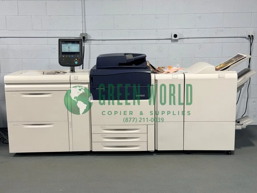 Буклетмейкер Xerox Versant 180 with OHCF, Interface, PR Booklet Maker, EX180 Met — фото лота 2