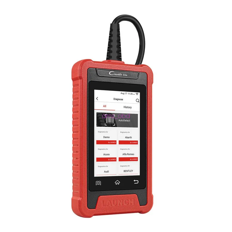 Диагностический сканер LAUNCH CRE205 OBD2 Scanner Engine ABS SRS Code er Oil Res — фото лота 1