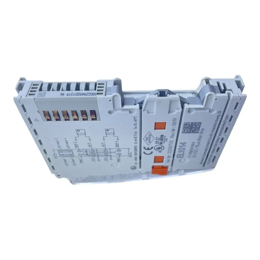 Модуль ввода-вывода Beckhoff EL1014 EtherCAT Terminal 4-Channel Digital Input 24 — фото лота 2