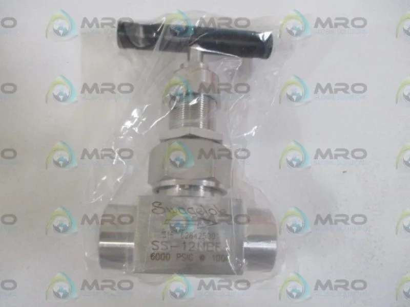 Клапан Swagelok Ss-12nbf8 1/2" Fnpt 6k Needle Valve W Box 1 Qty