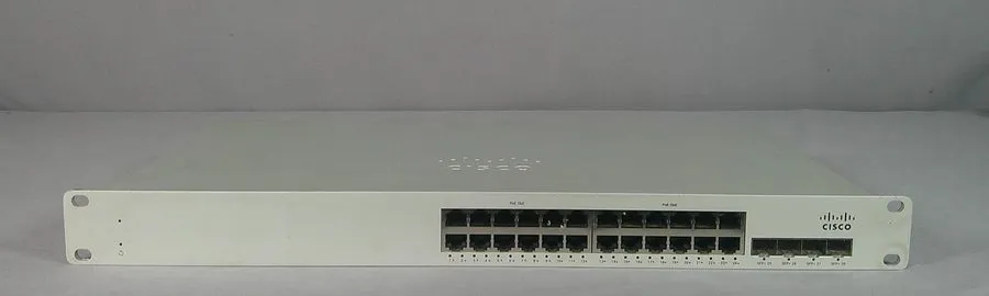 Коммутатор Cisco Meraki MS225-24P 24-Port Gigabit PoE Switch UNCLAIMED Factory