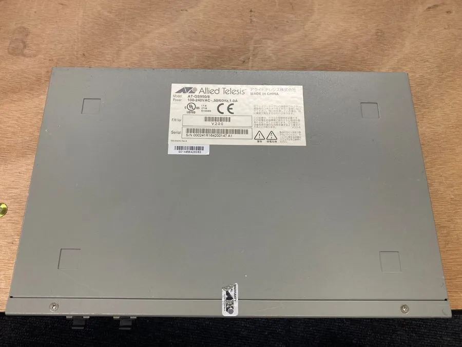 Коммутатор ALLIED TELESIS AT-GS950/8 Switch 8-port TX GIGABIT WebSmart BENT SFP  — фото лота 4