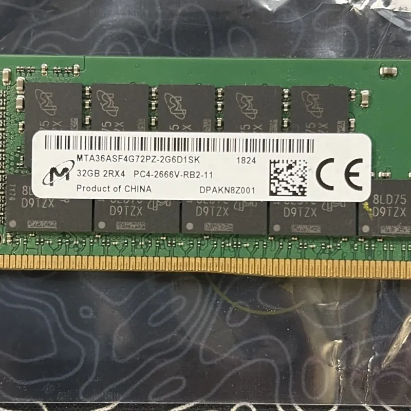 Модуль памяти Micron 32GB 2Rx4 PC4-2666V DDR4 ECC RDIMM MTA36ASF4G72PZ-2G6 84075