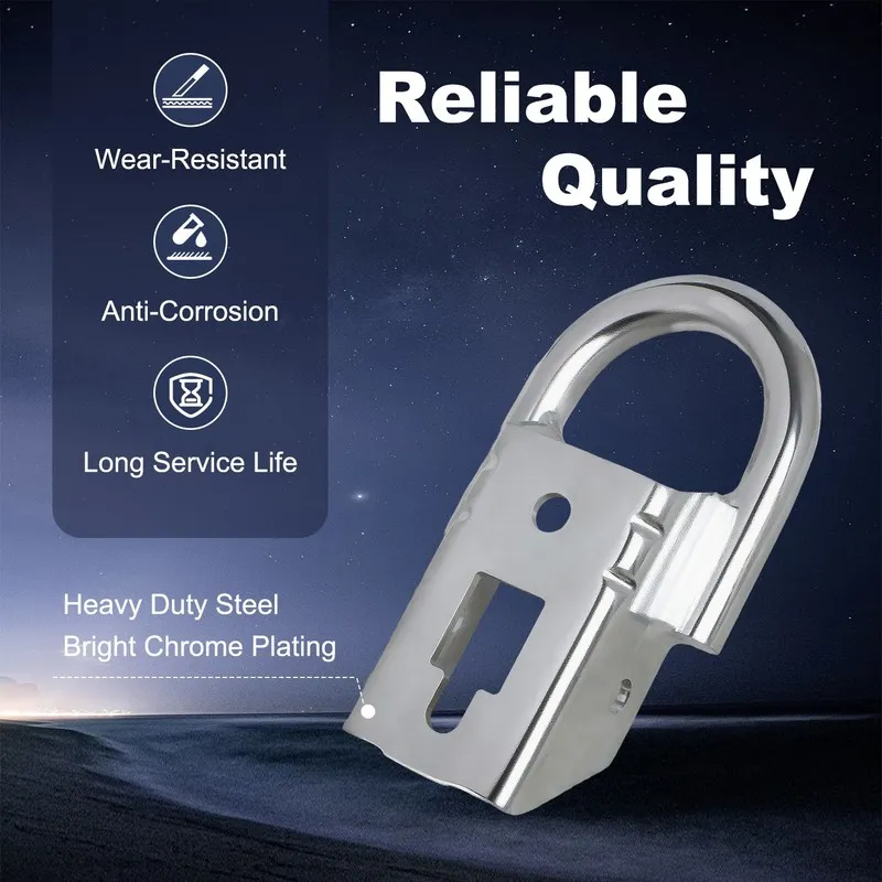 Такелажная скоба 2x Front Towing Shackle w/ Bolts Chrome FL3Z17N808A