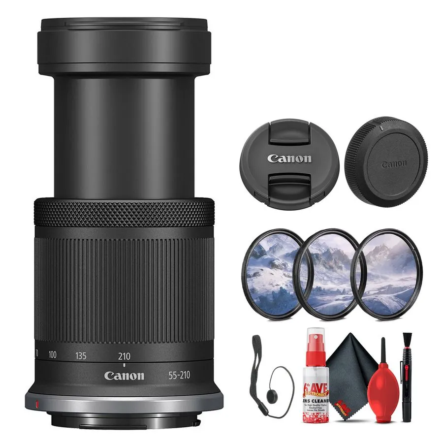 Объектив Canon RF-S 55-210mm f/5-7.1 IS STM Telephoto Lens Bundle
