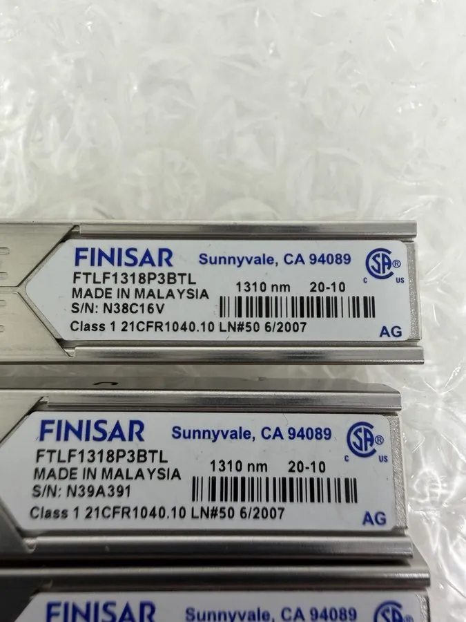Трансивер Finisar FTLF1318P3BTL 1.25 Gb/s SFP-LX 1310nm 10km SMF transceiver