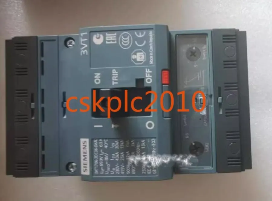 Автоматический выключатель SIEMENS 3VT1706-2DC36-0AA0 Circuit Breaker 63A 25kA 4