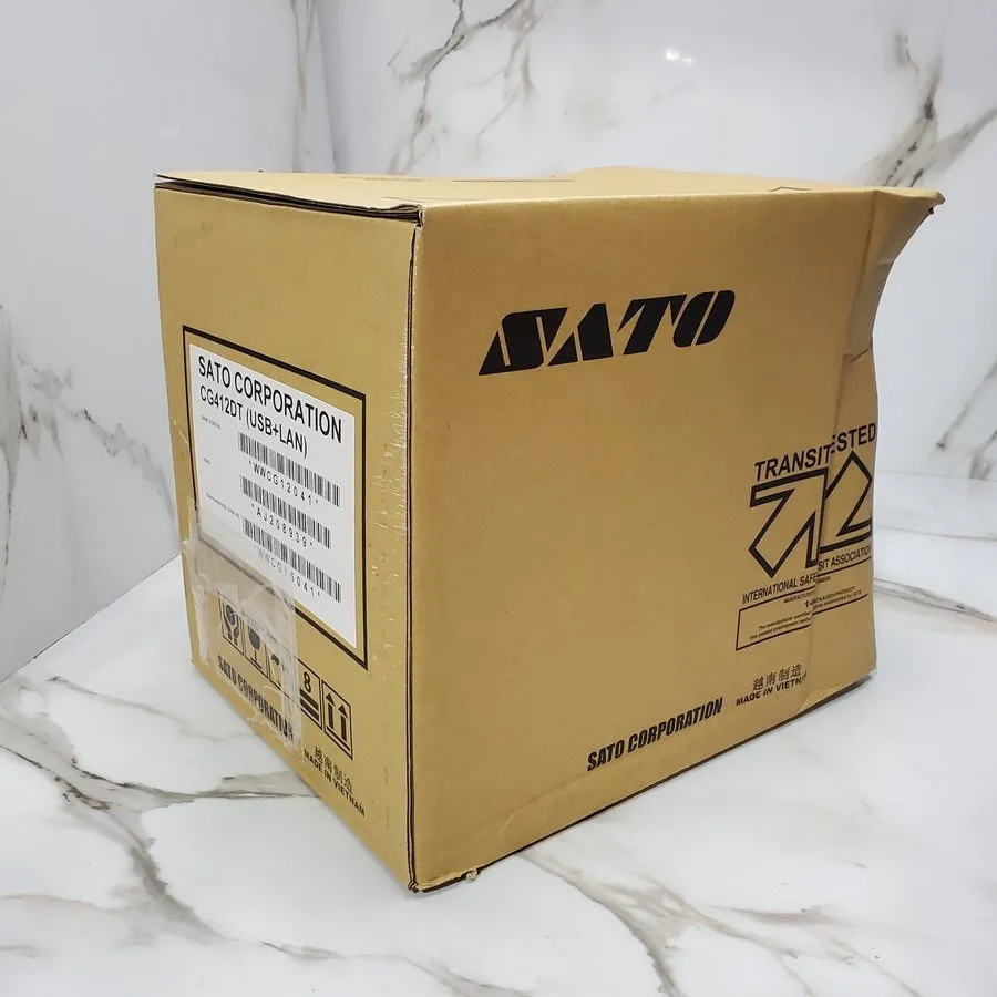 Принтер этикеток SATO CG412DT 4" High-Quality Japanese Label Printer Leading Ind