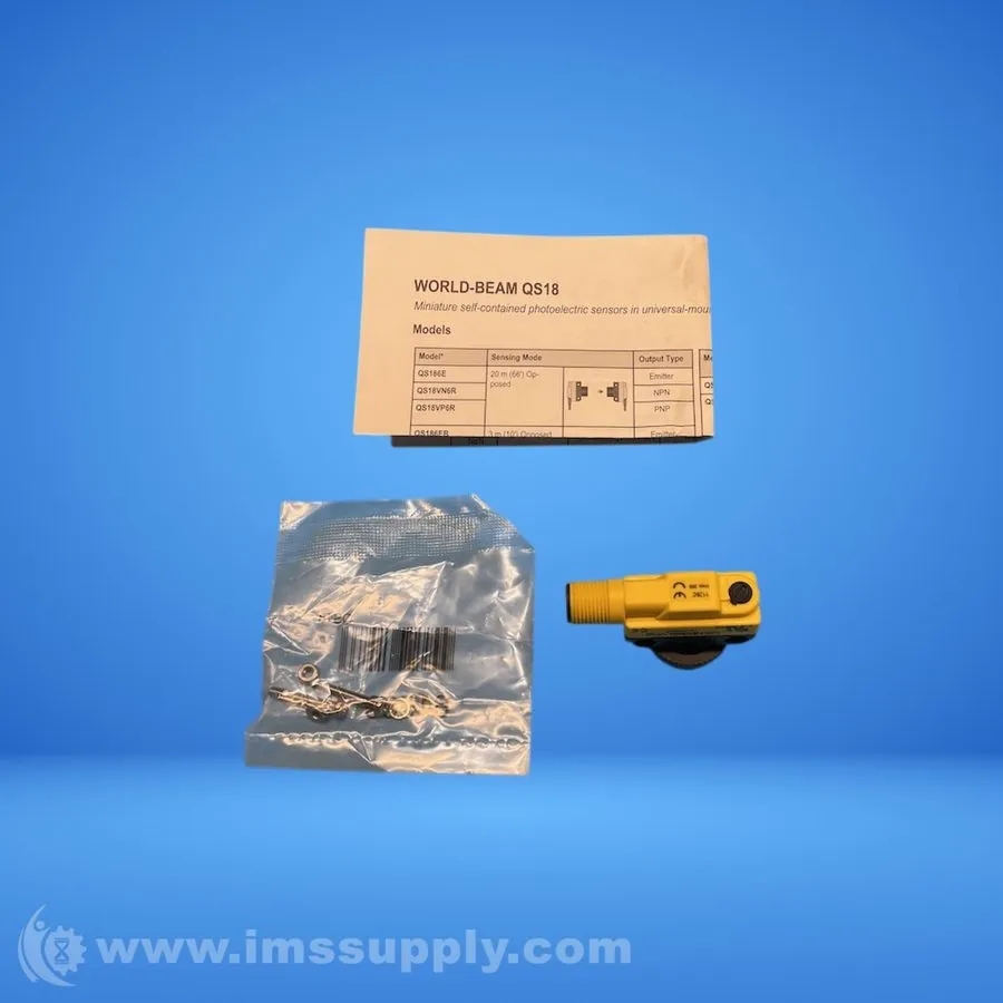 Фотоэлектрический датчик Banner 10-30VDC 6.5m World-Beam Photoelectric Sensor QS