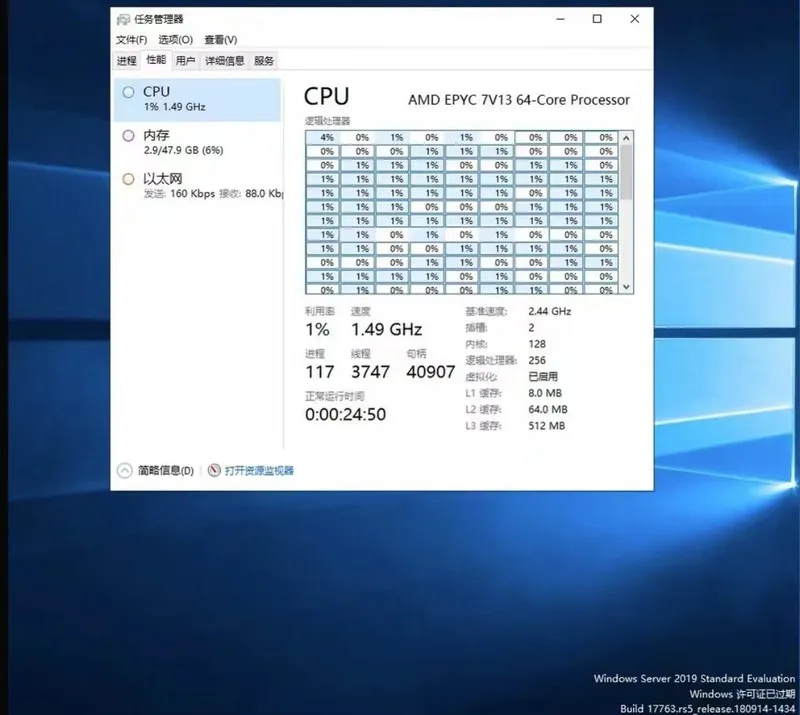 Процессор Unlocked AMD EPYC Milan 7V13 2.45GHz 64-Core 128-Thread 280W CPU Proce
