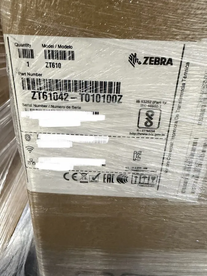 Принтер этикеток Zebra ZT610 Thermal Label Printer 203 dpi USB, Ethernet ZT61042